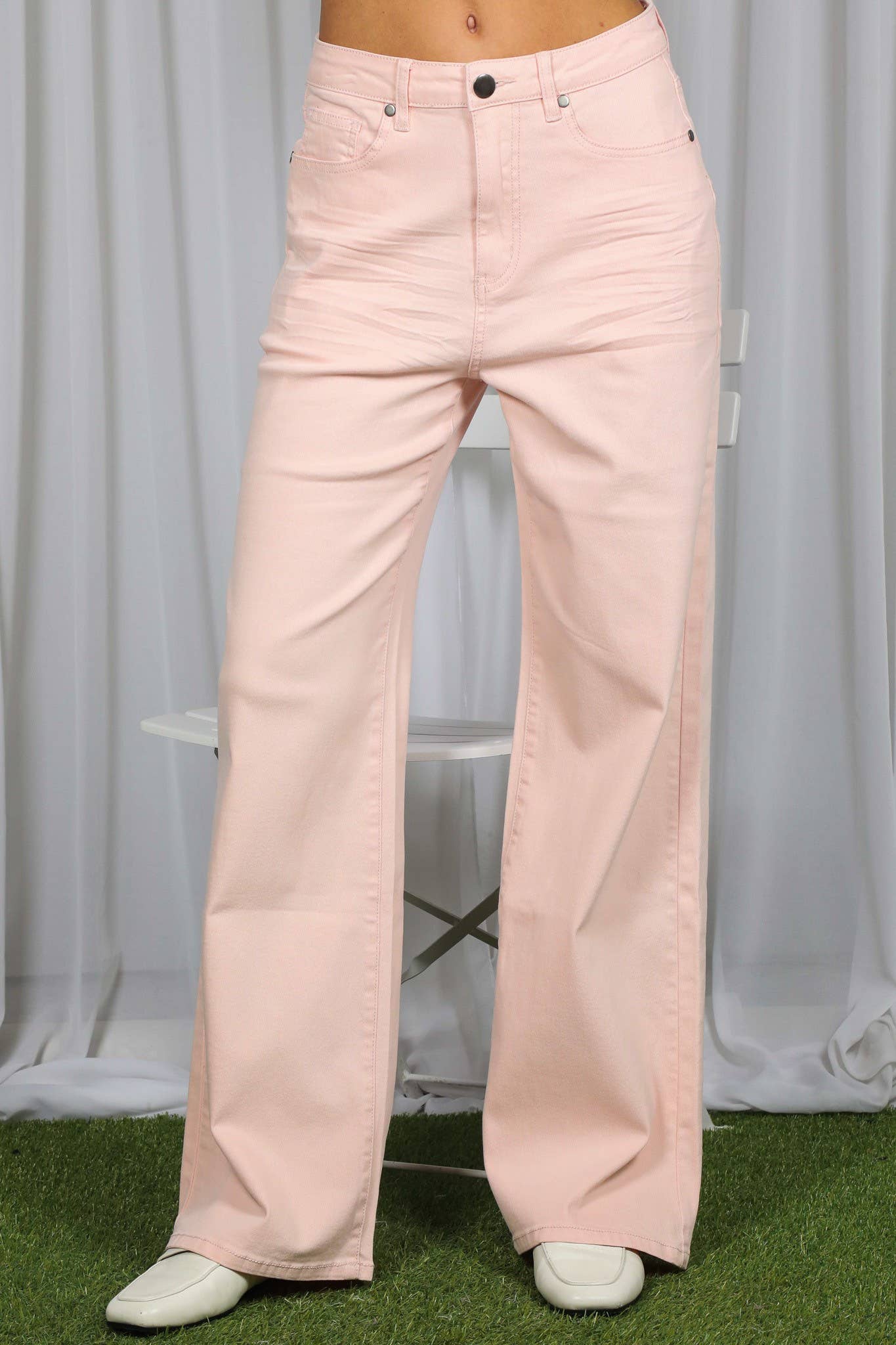 Straight Leg Cotton Long Span Pants VP83031