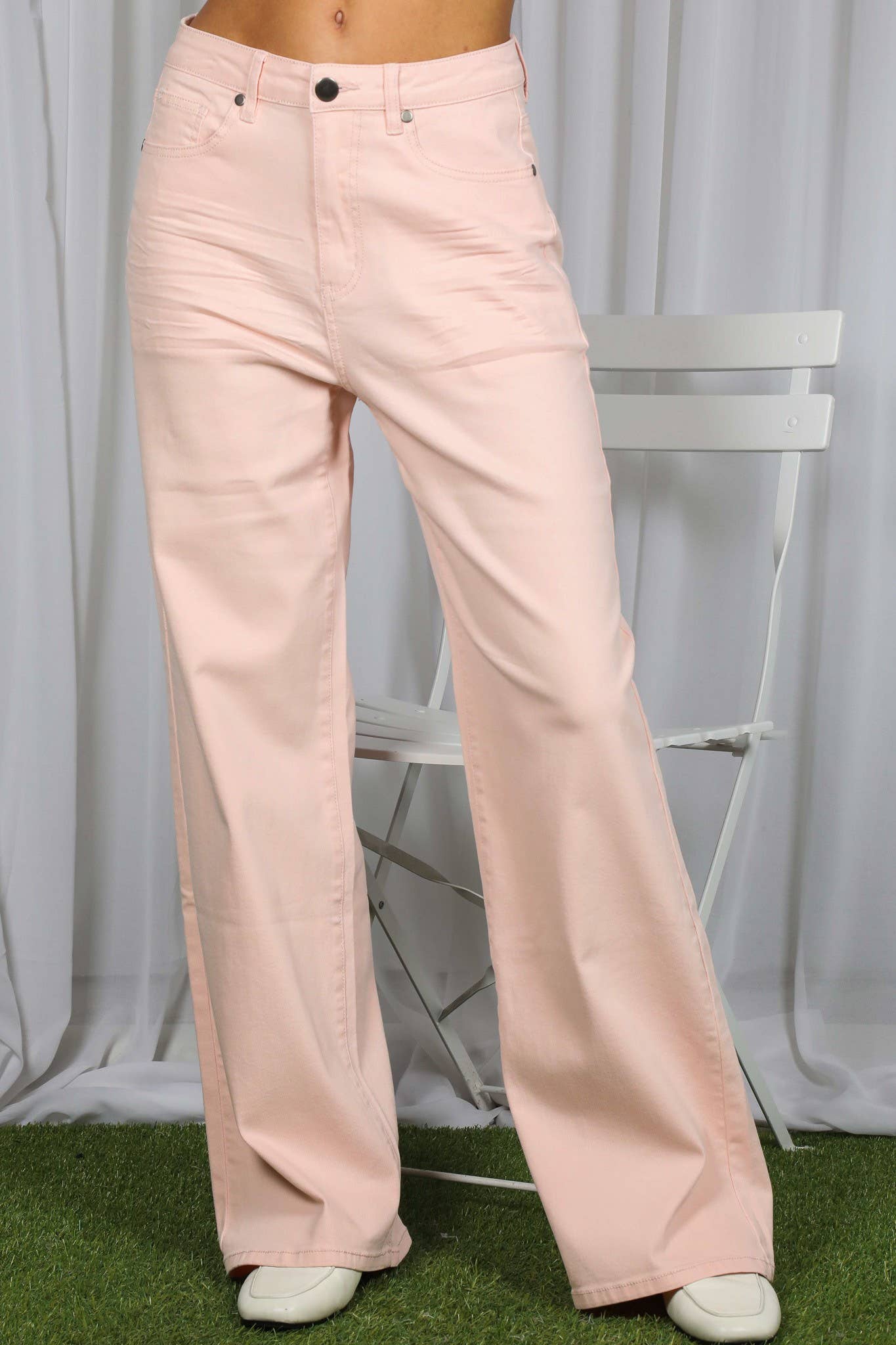 Straight Leg Cotton Long Span Pants VP83031